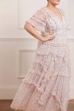 UK Needle & Thread Holding LTD Bijou Rose Ruffle Gown