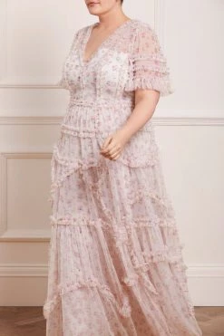UK Needle & Thread Holding LTD Bijou Rose Ruffle Gown