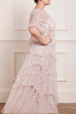 UK Needle & Thread Holding LTD Bijou Rose Ruffle Gown