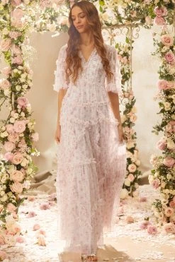 UK Needle & Thread Holding LTD Bijou Rose Ruffle Gown