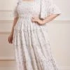 Needle & Thread Holding LTD Bijou Rose Smocked Day Ankle Gown