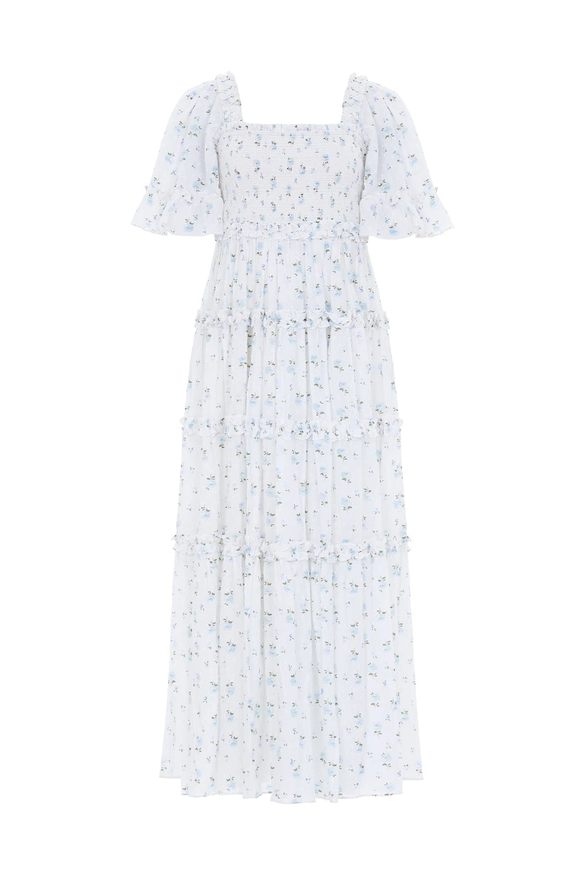 Needle & Thread Holding LTD Bijou Rose Smocked Day Ankle Gown 2 Needle & Thread Holding LTD Bijou Rose Smocked Day Ankle Gown