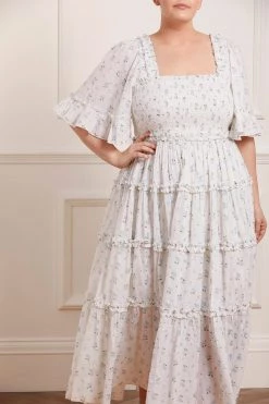 Needle & Thread Holding LTD Bijou Rose Smocked Day Ankle Gown 11 Needle & Thread Holding LTD Bijou Rose Smocked Day Ankle Gown