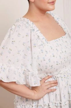 Needle & Thread Holding LTD Bijou Rose Smocked Day Ankle Gown 12 Needle & Thread Holding LTD Bijou Rose Smocked Day Ankle Gown