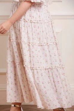 Needle & Thread Holding LTD Bijou Rose Smocked Day Ankle Gown