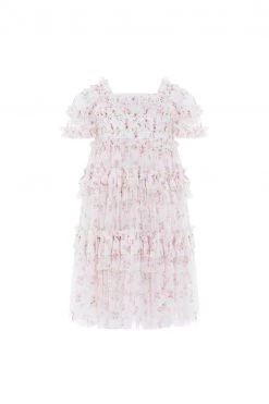 Needle & Thread Holding LTD Bijou Rose Smocked Kids Dress
