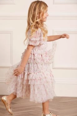 Needle & Thread Holding LTD Bijou Rose Smocked Kids Dress