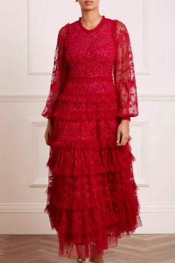 Needle & Thread Holding LTD Blossom Lace Ankle Gown All - Womenswear