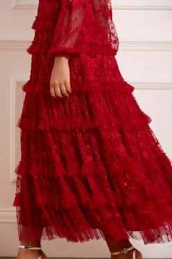 Needle & Thread Holding LTD Blossom Lace Ankle Gown All - Womenswear