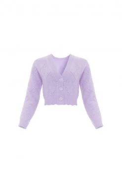 Needle & Thread Holding LTD Bow Stitch Cropped Cardigan