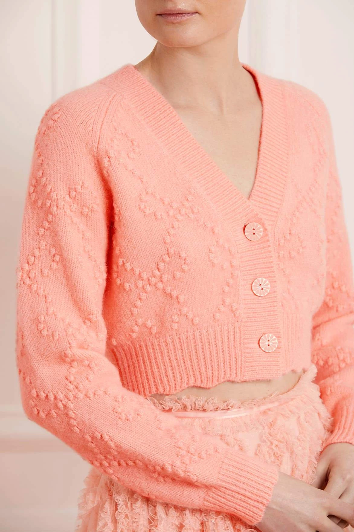 Needle & Thread Holding LTD Bow Stitch Cropped Cardigan 3 Needle & Thread Holding LTD Bow Stitch Cropped Cardigan