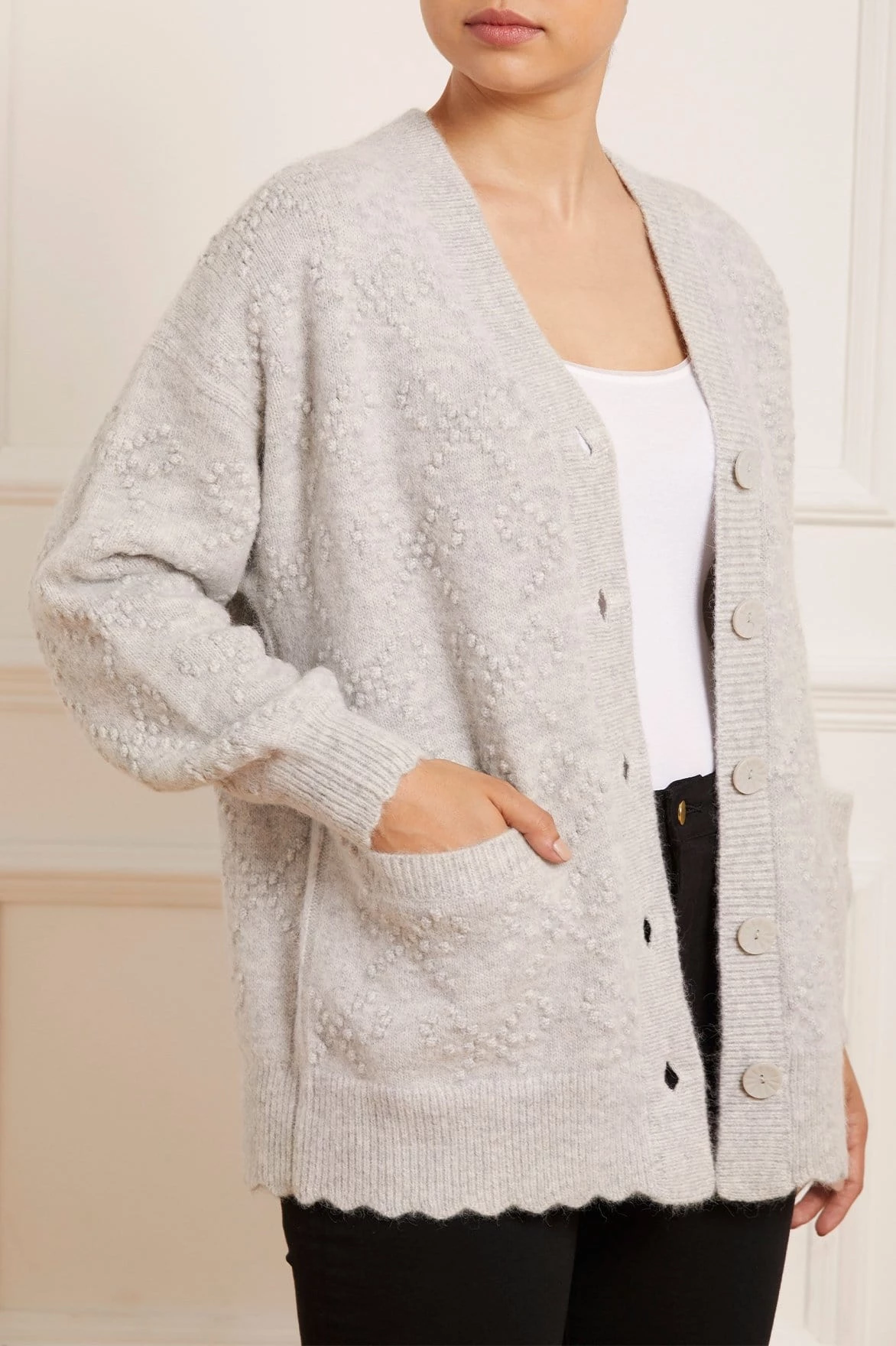 Needle & Thread Holding LTD All - Womenswear Bow Stitch Longline Cardigan 3 Needle & Thread Holding LTD All - Womenswear Bow Stitch Longline Cardigan