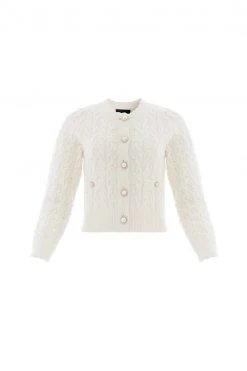 Needle & Thread Holding LTD Cable Bobble Short Cardigan