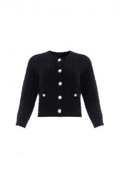 Needle & Thread Holding LTD All - Womenswear Cable Bobble Short Cardigan