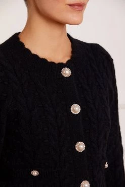 Needle & Thread Holding LTD All - Womenswear Cable Bobble Short Cardigan