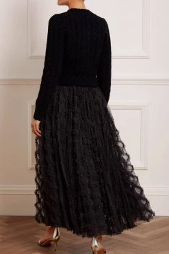 Needle & Thread Holding LTD All - Womenswear Cable Bobble Short Cardigan