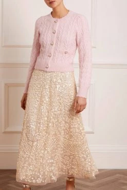 Needle & Thread Holding LTD Cable Bobble Short Cardigan All - Womenswear