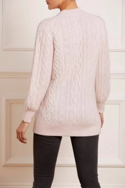 Needle & Thread Holding LTD All - Womenswear Cable Jewelled Button Longline Cardigan