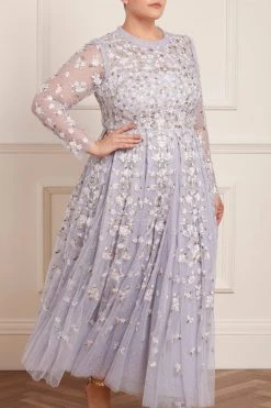 Needle & Thread Holding LTD Camellia Ditsy Ankle Gown