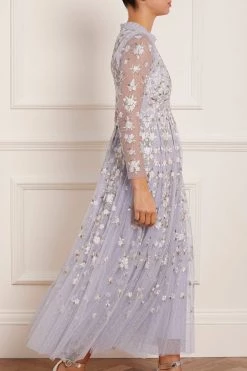 Needle & Thread Holding LTD Camellia Ditsy Ankle Gown