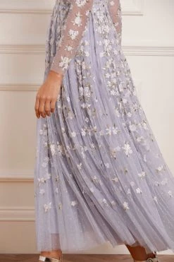 Needle & Thread Holding LTD Camellia Ditsy Ankle Gown