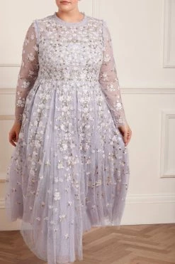 Needle & Thread Holding LTD Camellia Ditsy Ankle Gown