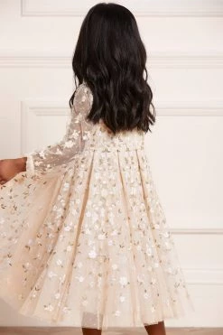 UK Needle & Thread Holding LTD Camellia Ditsy Long Sleeve Kids Dress All-Kids