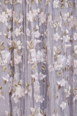 Needle & Thread Holding LTD Camellia Ditsy Strapless Corset Ankle Gown New Arrivals