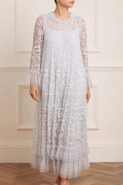 Premium Dress Store 11 Needle & Thread Holding LTD Celia Long Sleeve Ankle Gown All - Womenswear