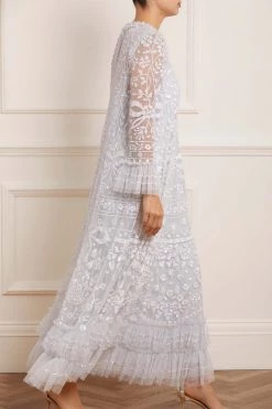 Needle & Thread Holding LTD Celia Long Sleeve Ankle Gown All - Womenswear 12 Needle & Thread Holding LTD Celia Long Sleeve Ankle Gown All - Womenswear