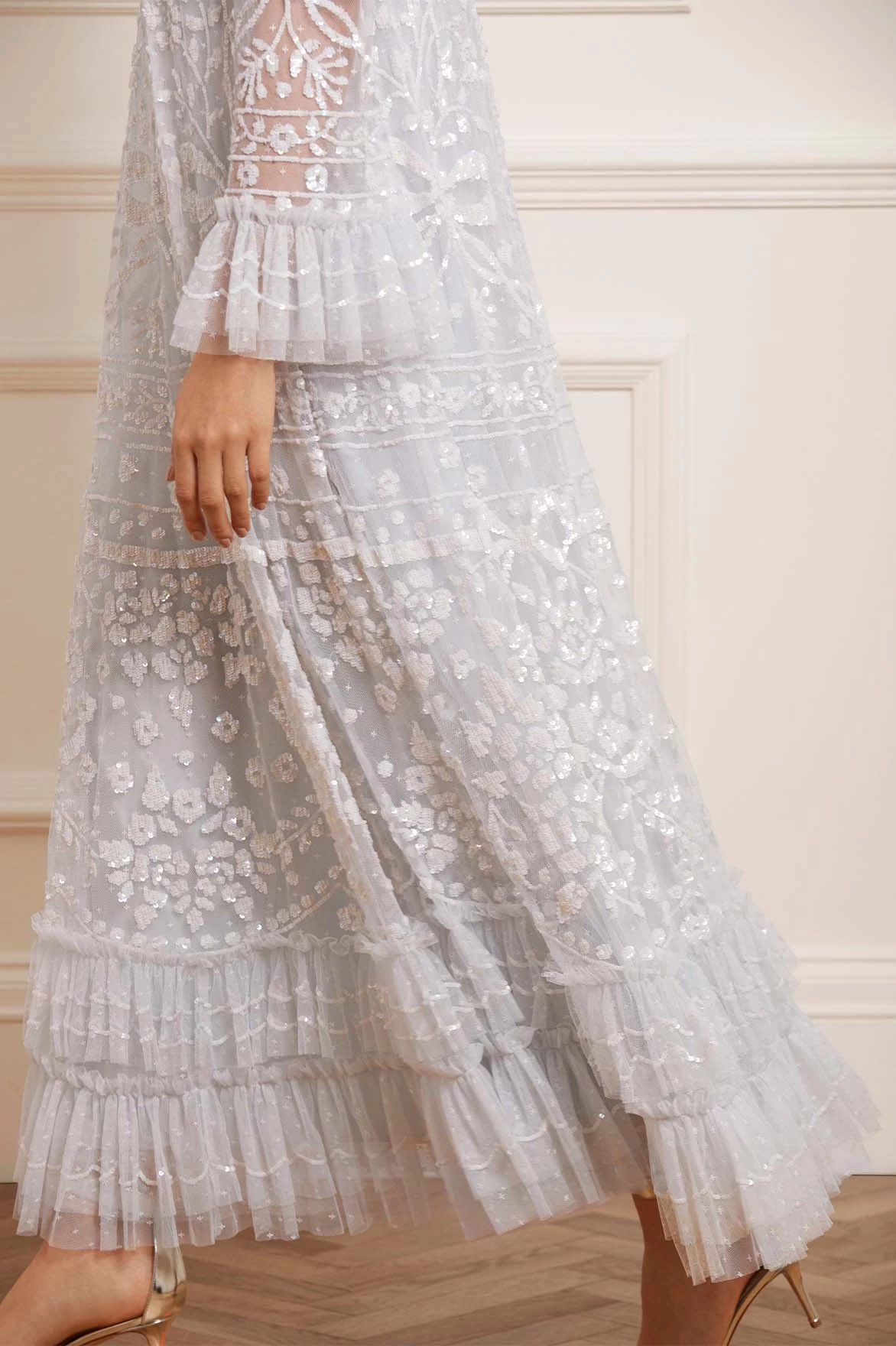 Needle & Thread Holding LTD Celia Long Sleeve Ankle Gown All - Womenswear 5 Needle & Thread Holding LTD Celia Long Sleeve Ankle Gown All - Womenswear