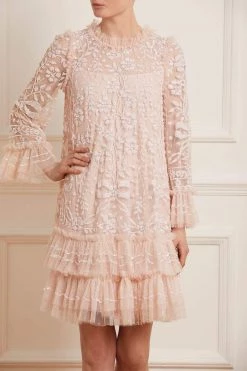 Needle & Thread Holding LTD All - Womenswear Celia Long Sleeve Mini Dress