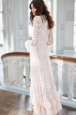 Needle & Thread Holding LTD All - Womenswear Celia Long Sleeve Ankle Gown