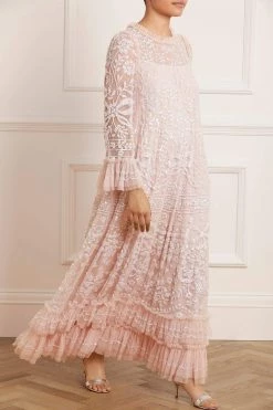 Needle & Thread Holding LTD All - Womenswear Celia Long Sleeve Ankle Gown