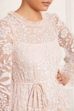 Needle & Thread Holding LTD All - Womenswear Celia Long Sleeve Ankle Gown