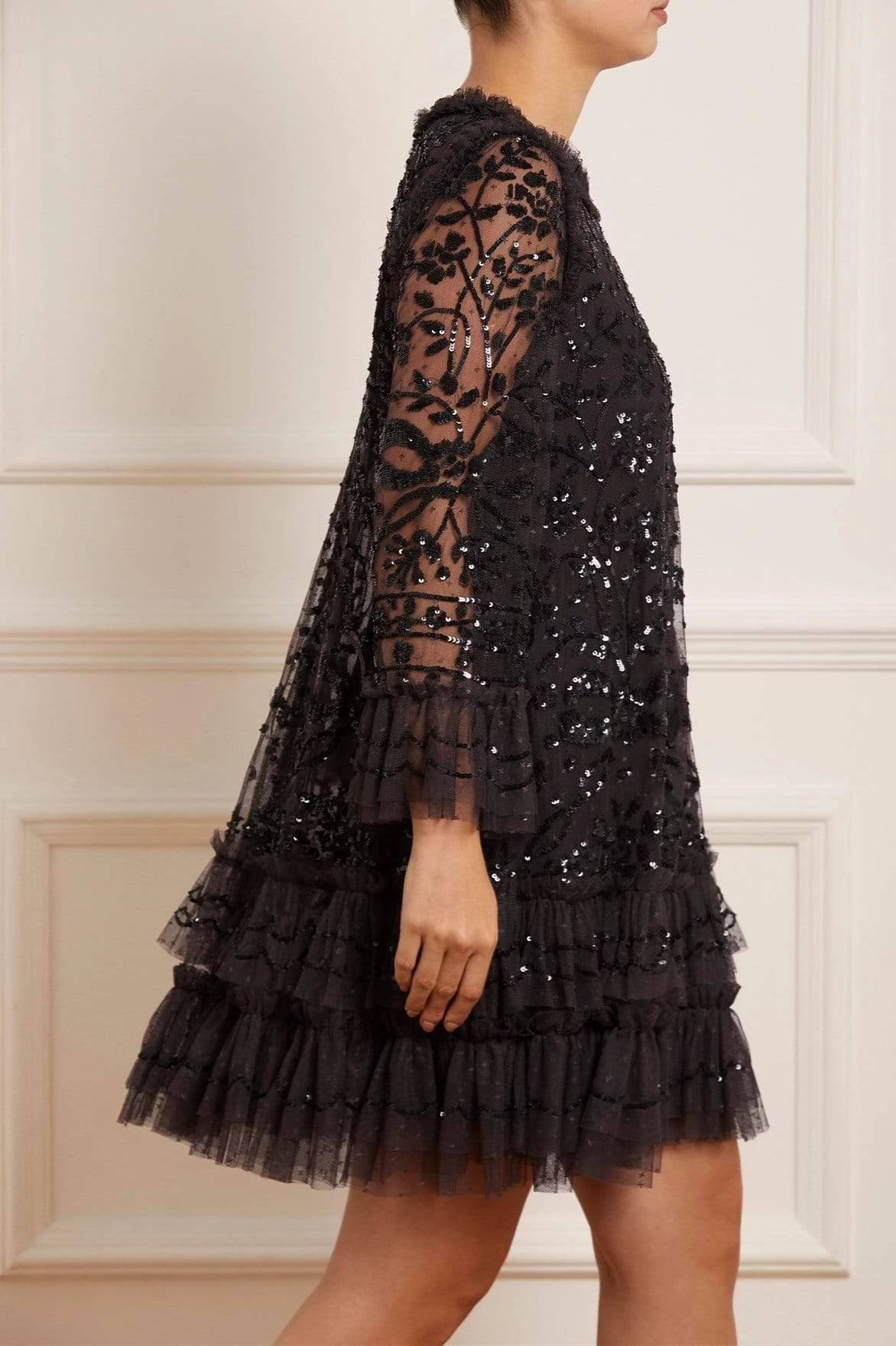 Needle & Thread Holding LTD All - Womenswear Celia Long Sleeve Mini Dress 4 Needle & Thread Holding LTD All - Womenswear Celia Long Sleeve Mini Dress