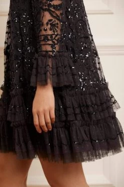 Needle & Thread Holding LTD All - Womenswear Celia Long Sleeve Mini Dress 13 Needle & Thread Holding LTD All - Womenswear Celia Long Sleeve Mini Dress