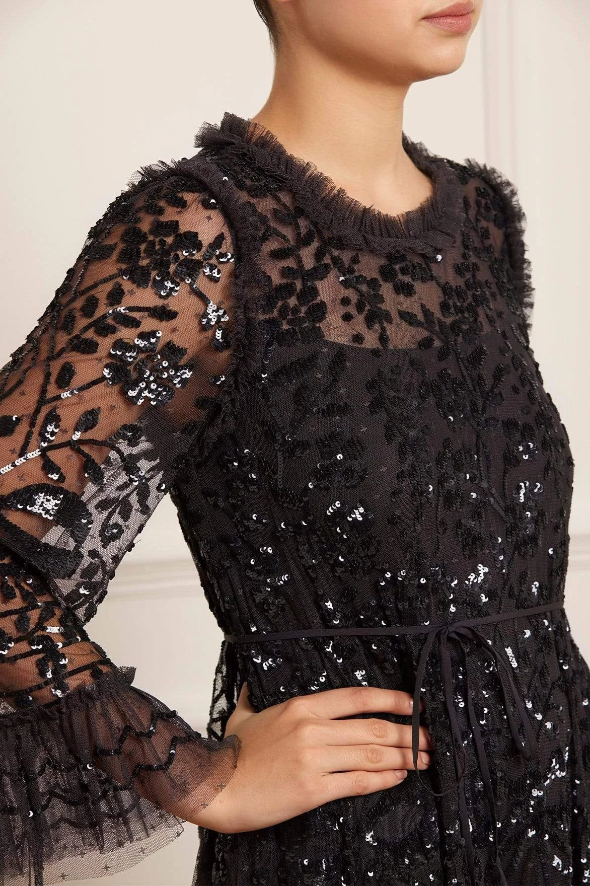 Needle & Thread Holding LTD All - Womenswear Celia Long Sleeve Mini Dress 7 Needle & Thread Holding LTD All - Womenswear Celia Long Sleeve Mini Dress