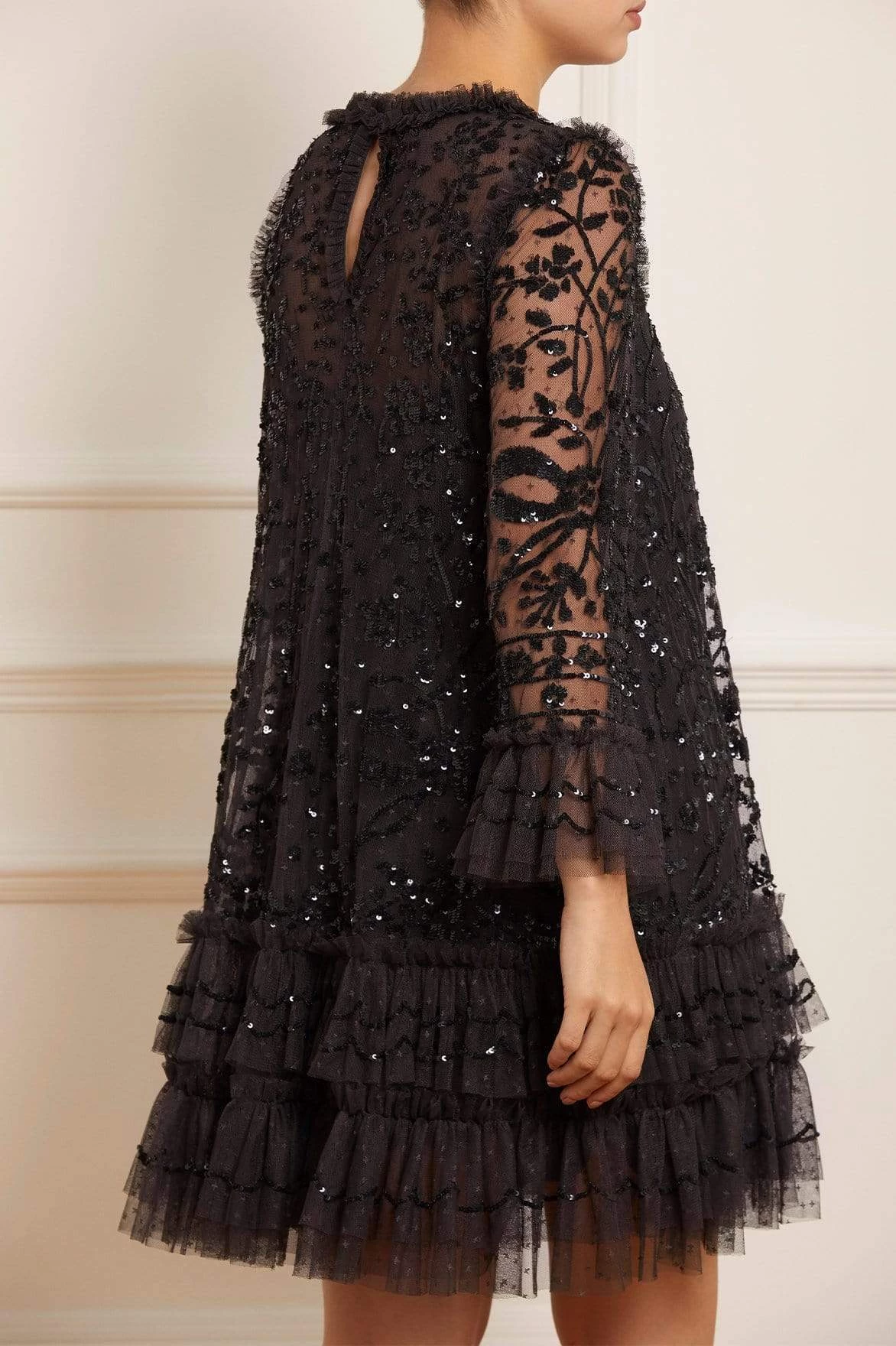 Needle & Thread Holding LTD All - Womenswear Celia Long Sleeve Mini Dress 8 Needle & Thread Holding LTD All - Womenswear Celia Long Sleeve Mini Dress