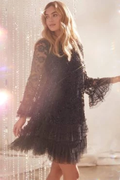 Needle & Thread Holding LTD All - Womenswear Celia Long Sleeve Mini Dress 17 Needle & Thread Holding LTD All - Womenswear Celia Long Sleeve Mini Dress