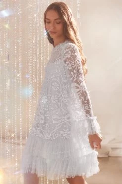 Needle & Thread Holding LTD All - Womenswear Celia Long Sleeve Mini Dress