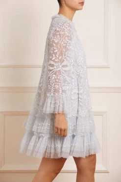 Needle & Thread Holding LTD All - Womenswear Celia Long Sleeve Mini Dress