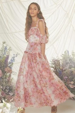 Needle & Thread Holding LTD All - Womenswear Darling Meadow Off Shoulder Ankle Gown