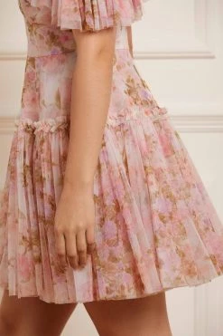 Needle & Thread Holding LTD Darling Meadow Off Shoulder Micro Mini Dress