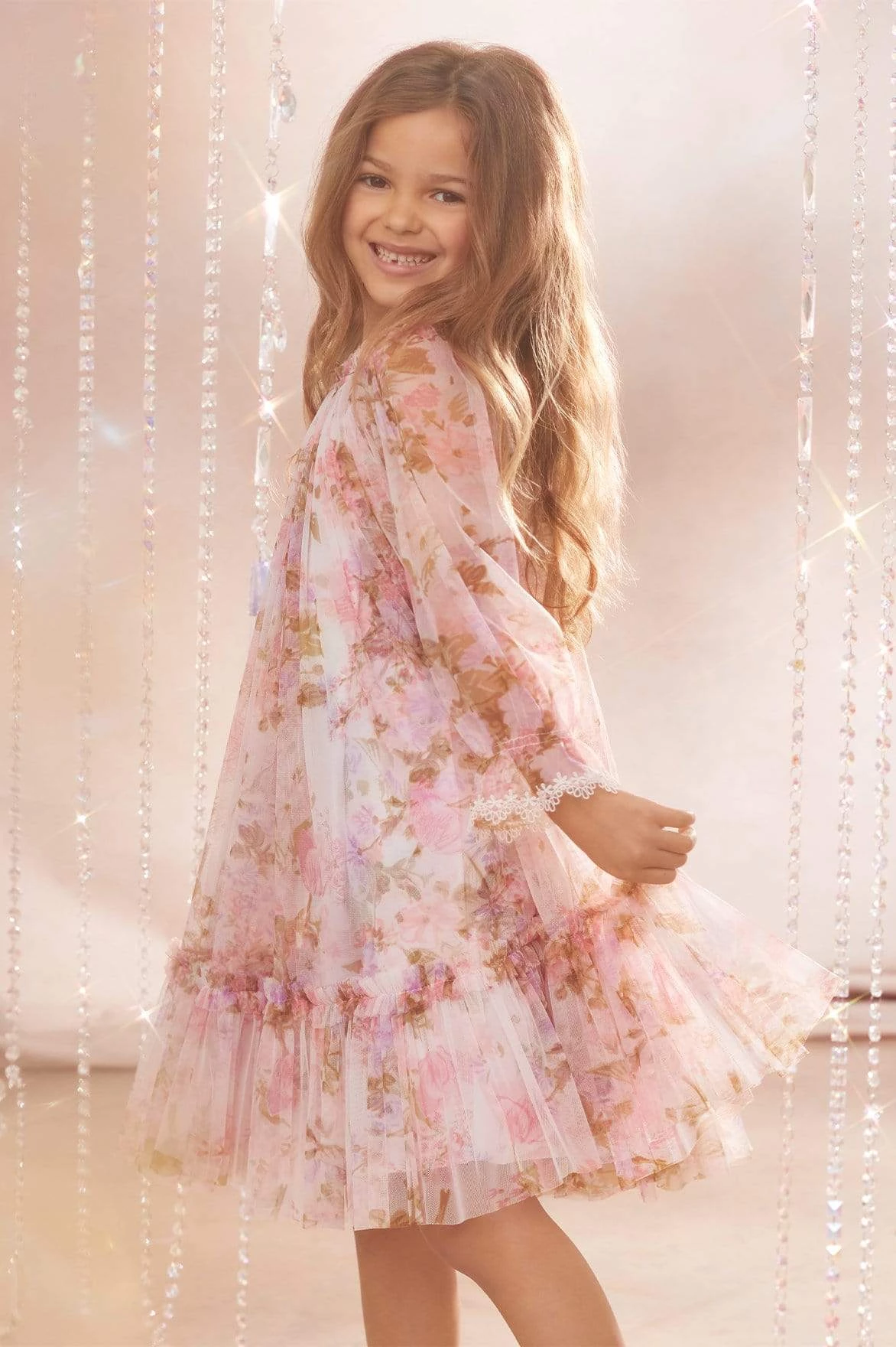 Needle & Thread Holding LTD All-Kids Darling Meadow Ruby Bloom Kids Dress 1 Needle & Thread Holding LTD All-Kids Darling Meadow Ruby Bloom Kids Dress