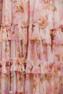 Needle & Thread Holding LTD Darling Meadow Ruffle Ballerina Dress All - Womenswear