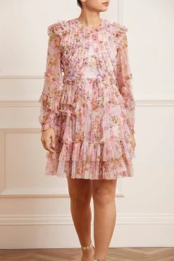 Needle & Thread Holding LTD All - Womenswear Darling Meadow Ruffle Mini Dress