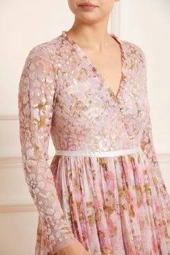 Needle & Thread Holding LTD All - Womenswear Darling Meadow V-Neck Bodice Ankle Gown