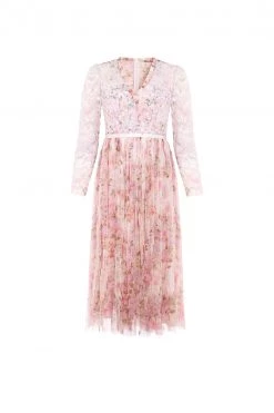 Needle & Thread Holding LTD All - Womenswear Darling Meadow V-Neck Bodice Midaxi Dress