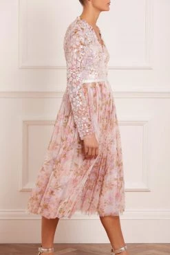 Needle & Thread Holding LTD All - Womenswear Darling Meadow V-Neck Bodice Midaxi Dress